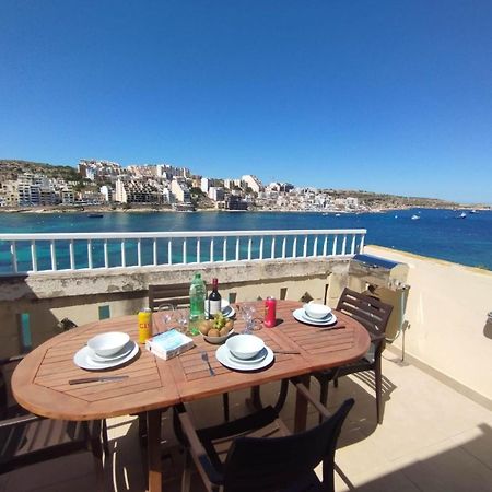 Apartament Blue Harbour Seafront Penthouse With Large Terrace With Panoramic Sea Views - By Getawaysmalta San Pawl il-Baħar Zewnętrze zdjęcie