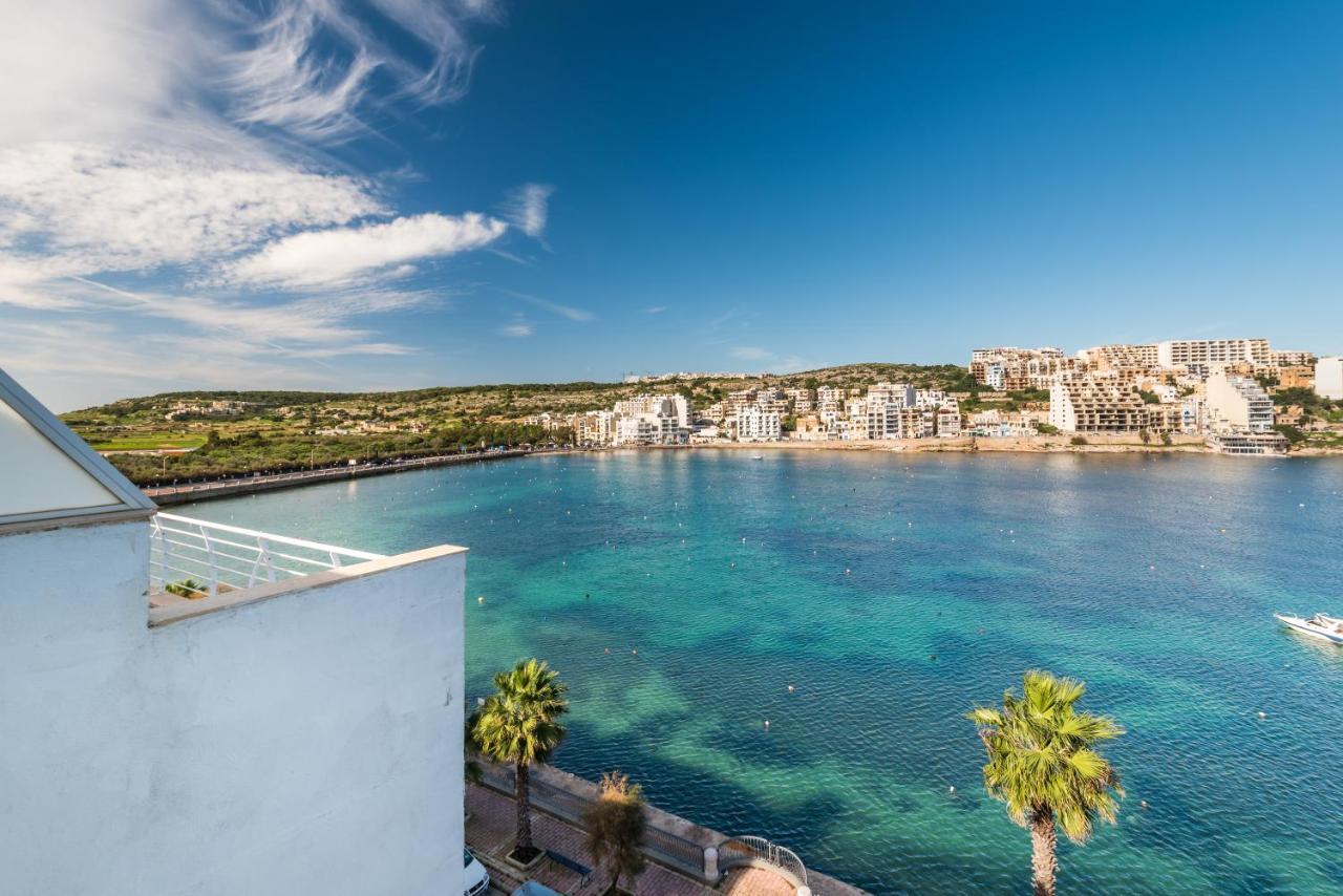 Apartament Blue Harbour Seafront Penthouse With Large Terrace With Panoramic Sea Views - By Getawaysmalta San Pawl il-Baħar Zewnętrze zdjęcie